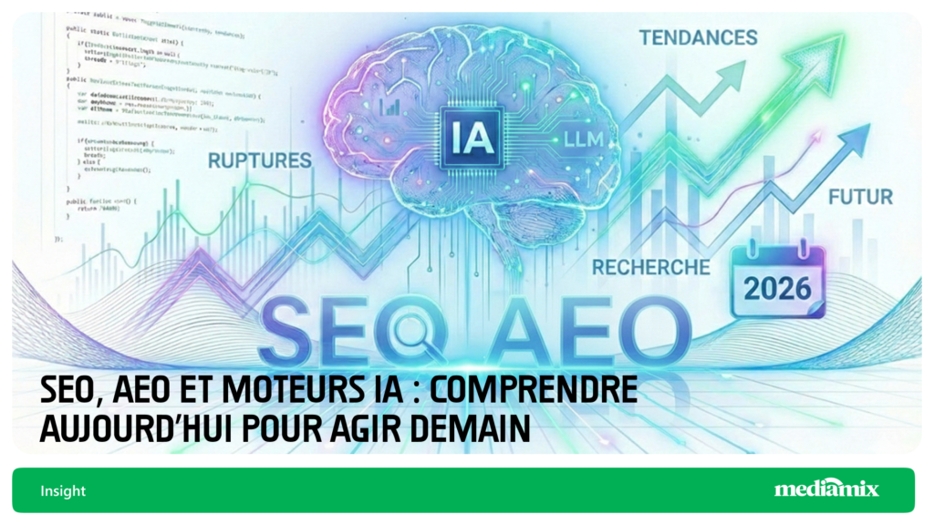 SEO, AEO et moteurs IA : comprendre aujourd’hui pour agir demain